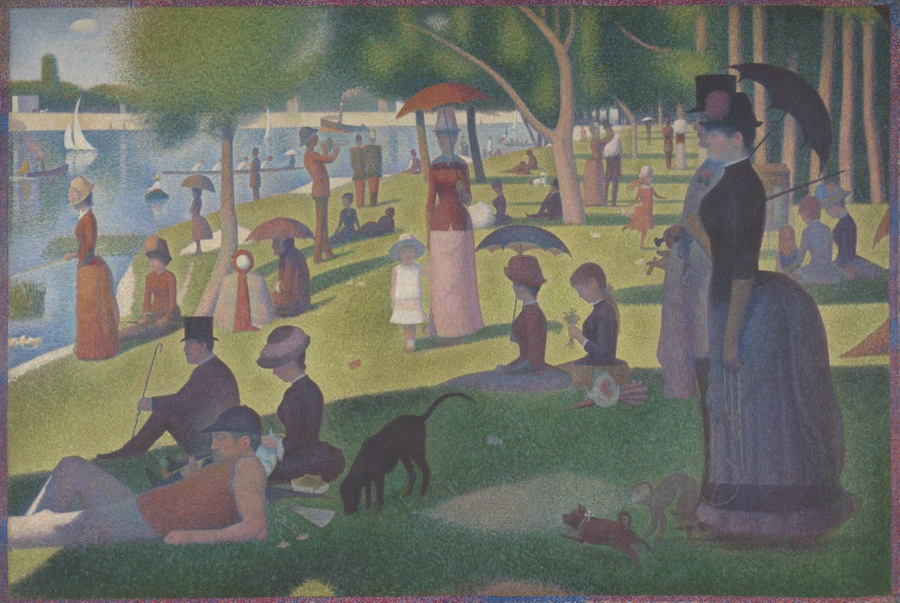 A Sunday on La Grande Jatte — 1884, Georges Seurat, Art Institute of Chicago